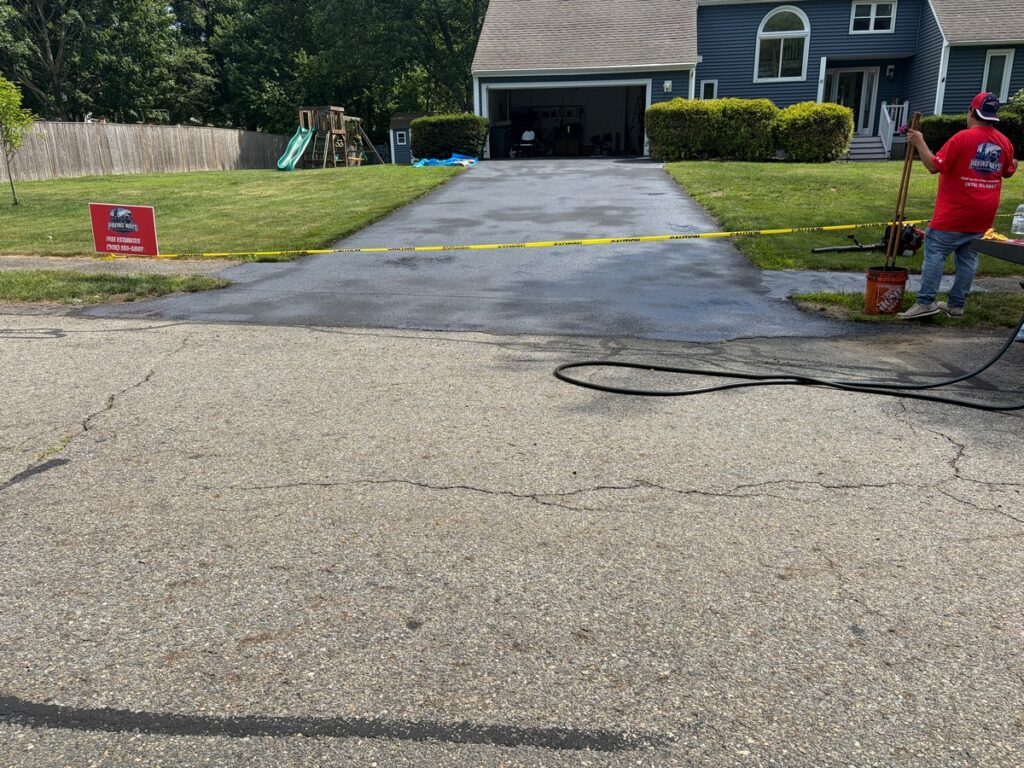 Newburyport Driveway Sealcoating Project