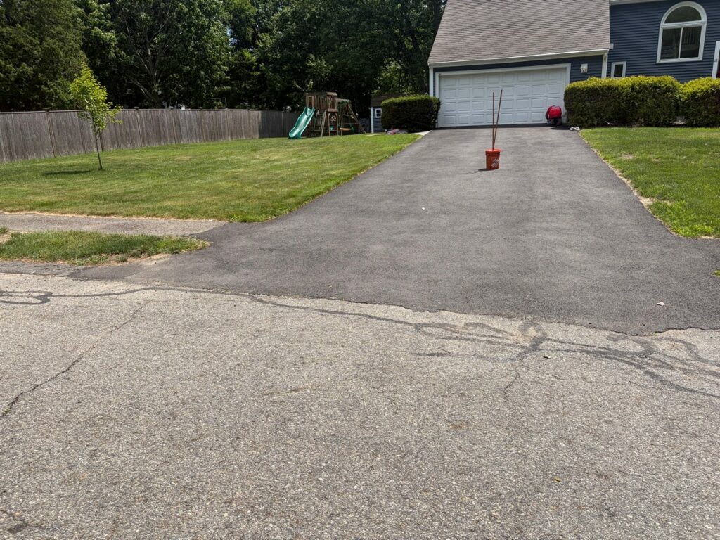 Newburyport Driveway Sealcoating Project