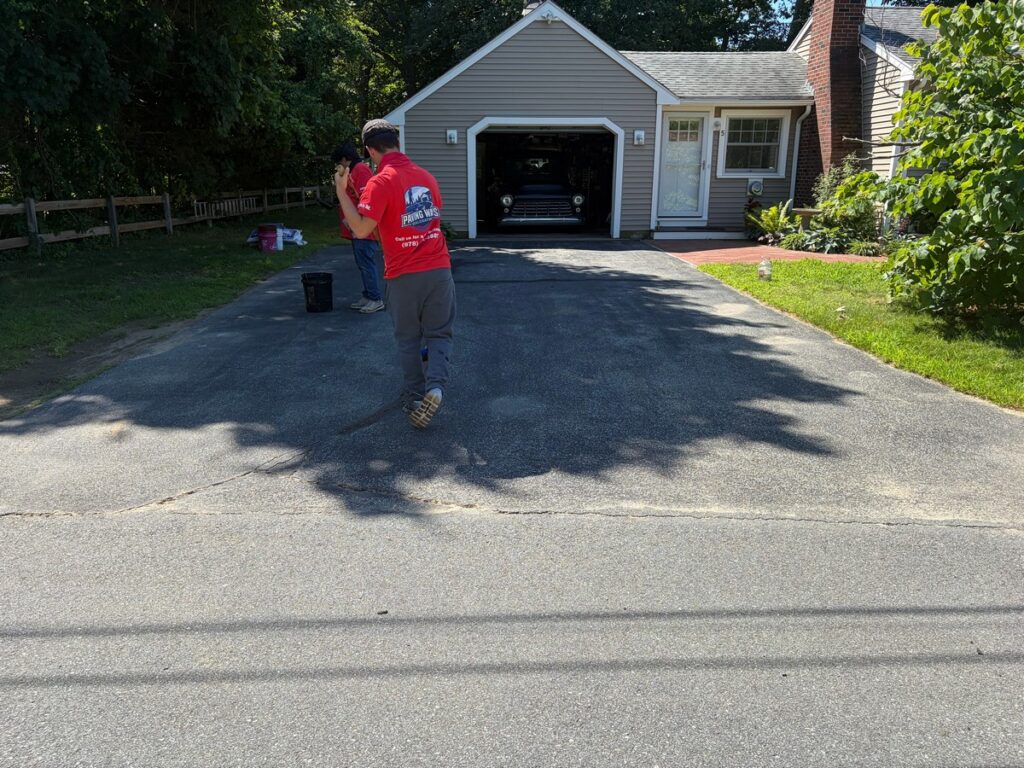 Rowley Residential Asphalt Crack Filling Project